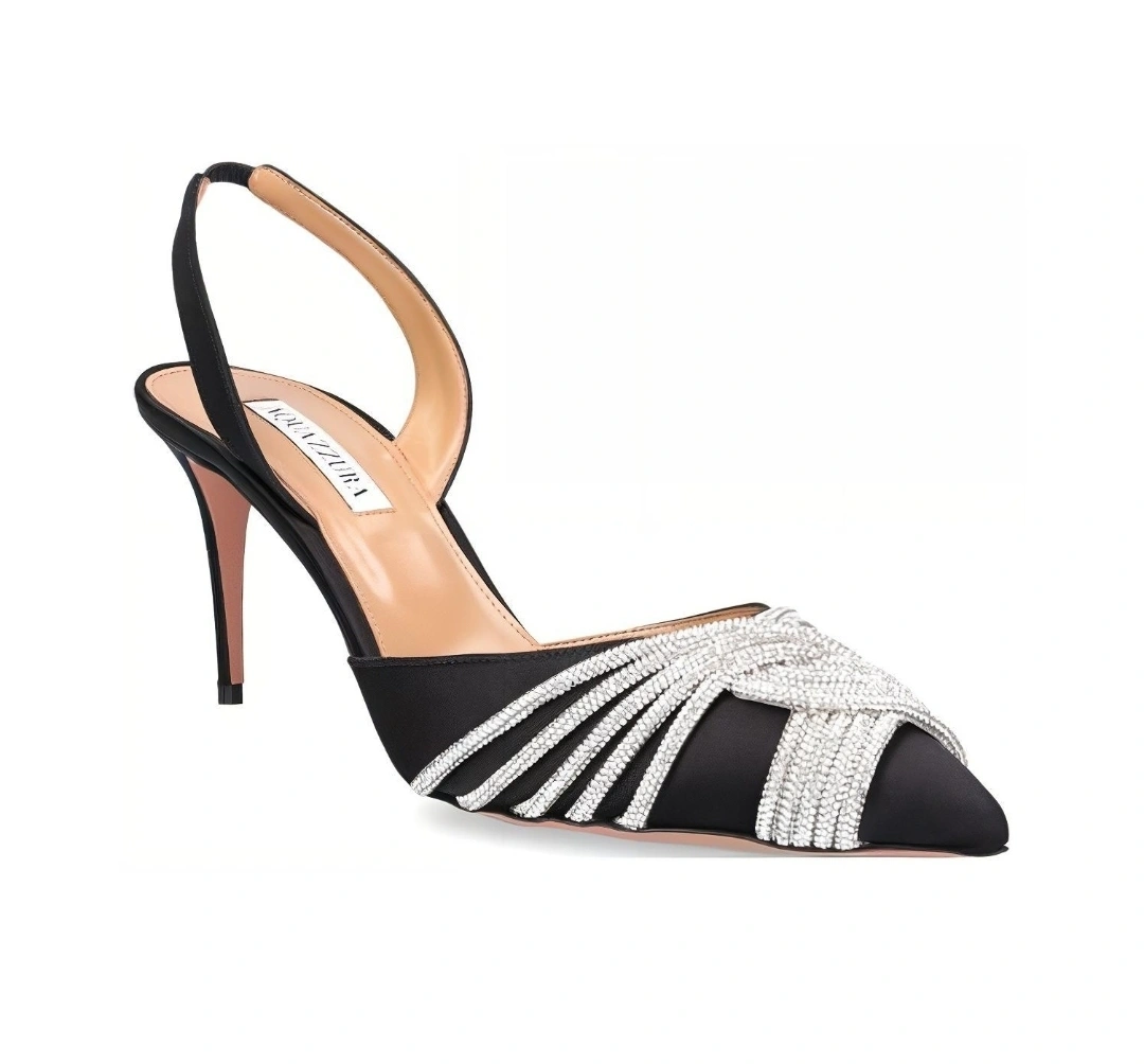COCO- GASMIDL1-SAT-000 Heel height：6.5CM sheepskin item:D-X032C1497